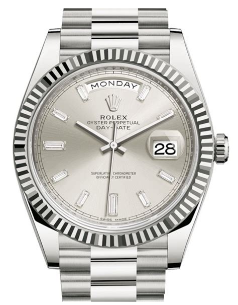 date silver rolex|rolex day date silver.